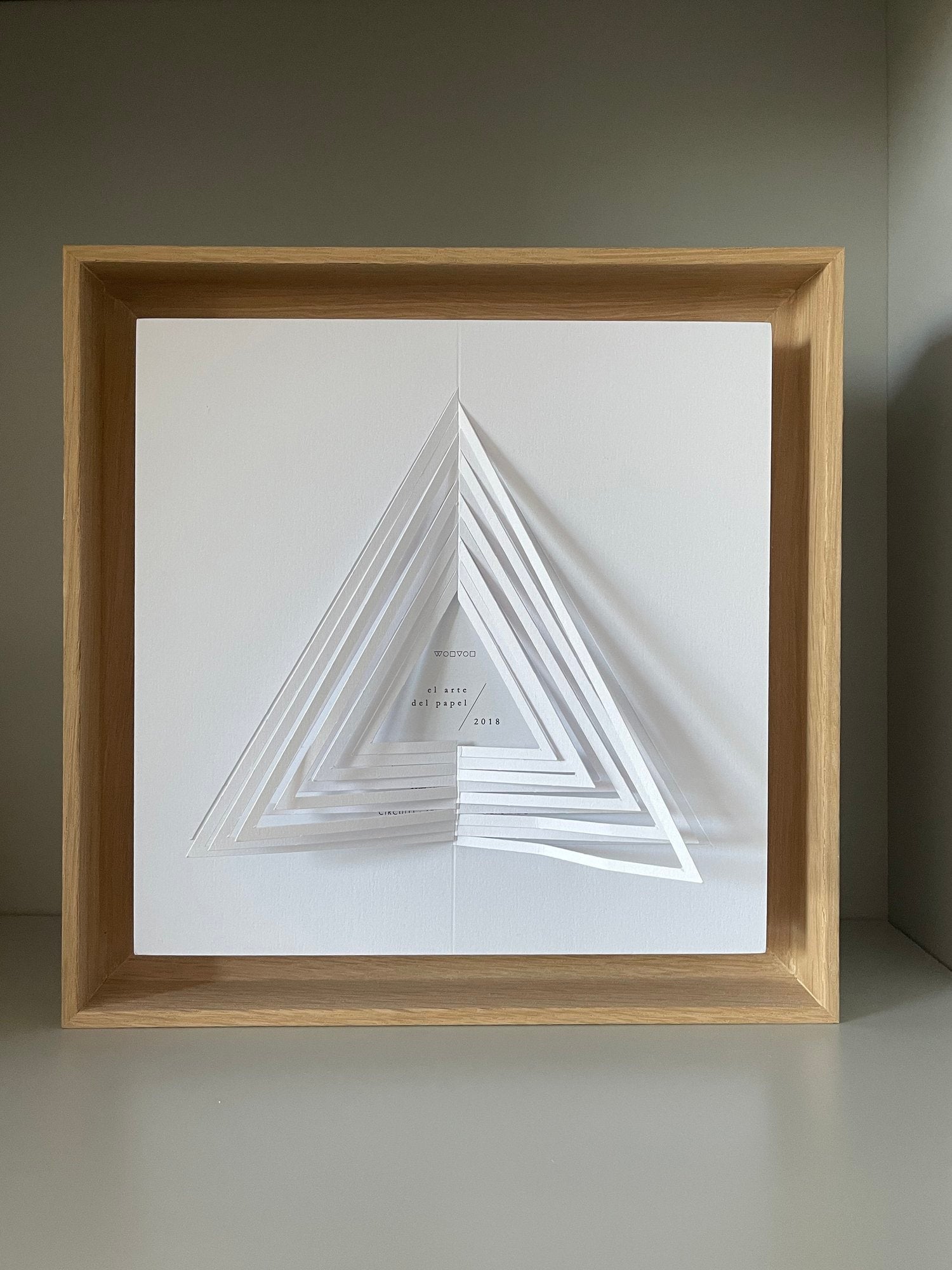 El Arte del Papel "Triángulo"